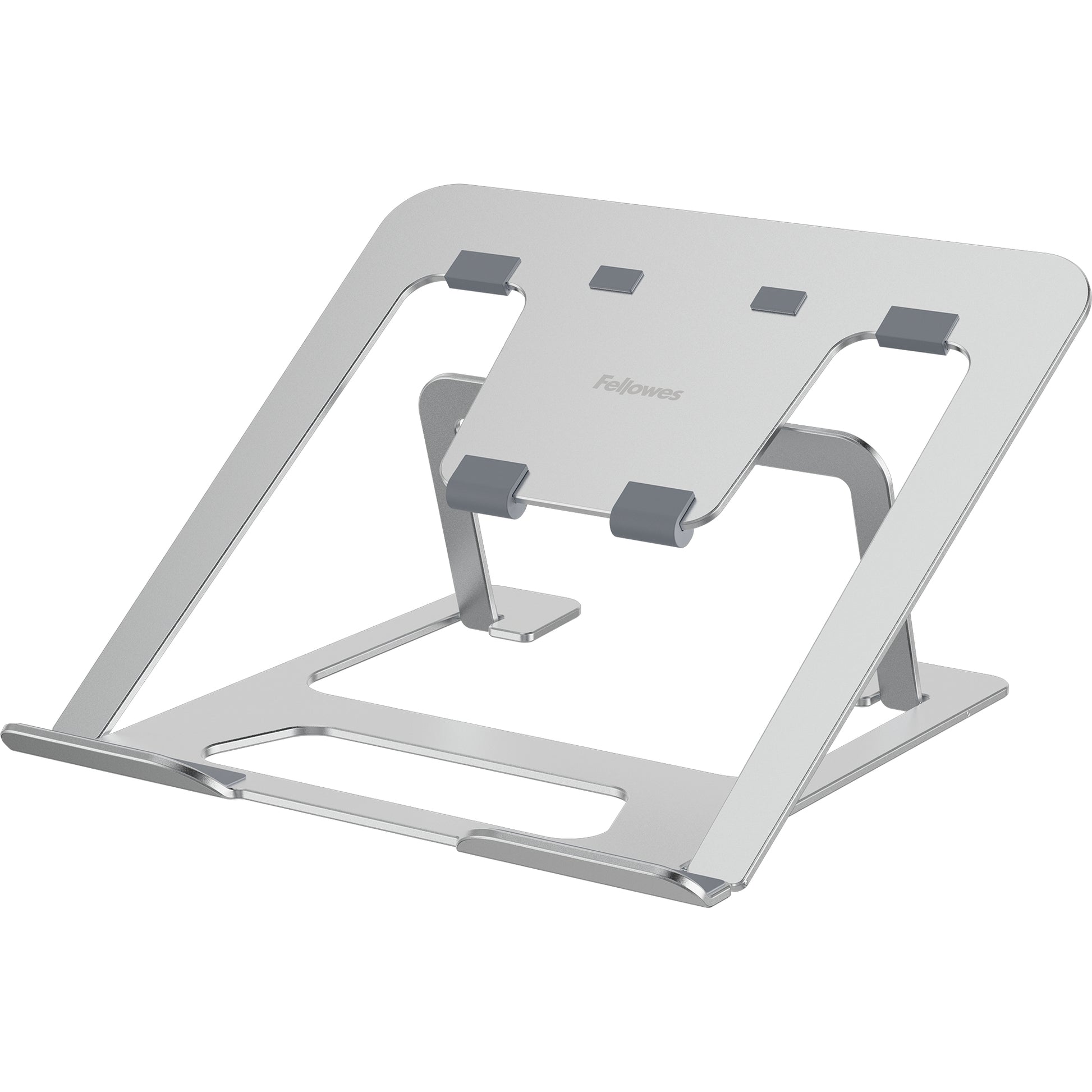 Fellowes Laptop-Ständer – bis 15", 6 Höheneinstellungen, bis 5 kg – Silber