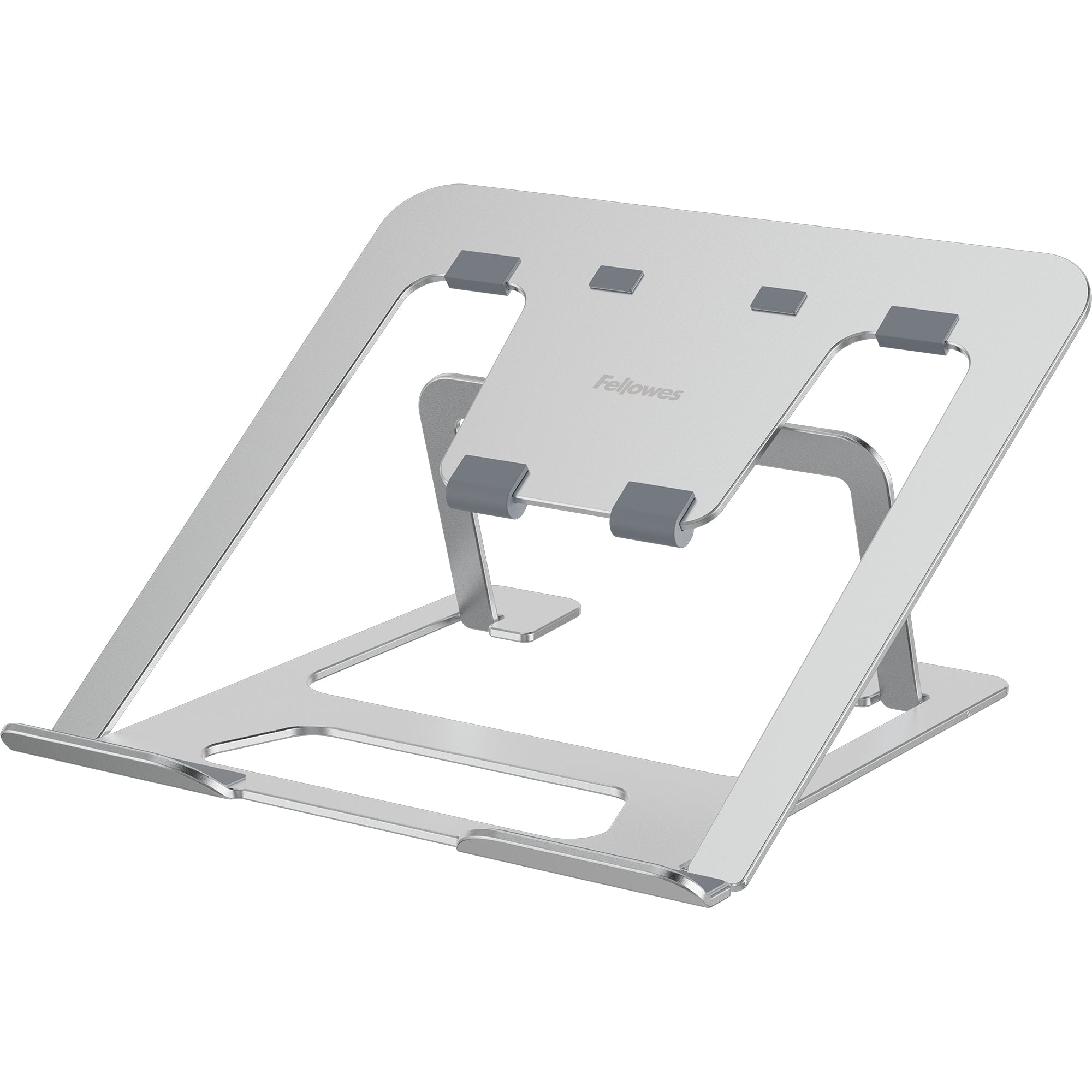 Fellowes Laptop-Ständer – bis 15", 6 Höheneinstellungen, bis 5 kg – Silber