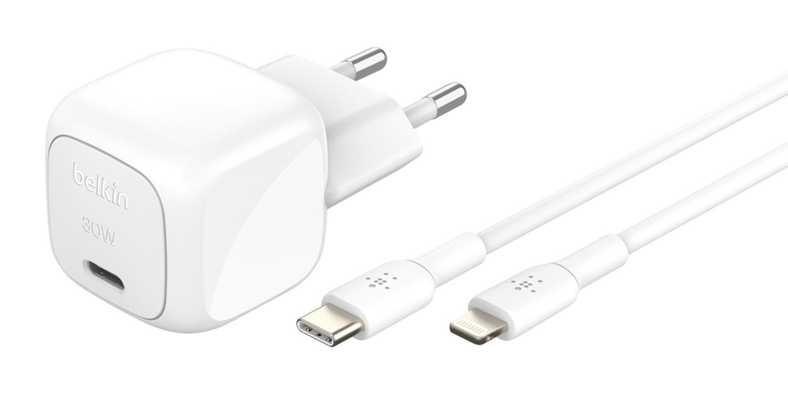 Belkin BOOSTCHARGE Netzteil – 30 W, 1× USB-C, PD, PPS