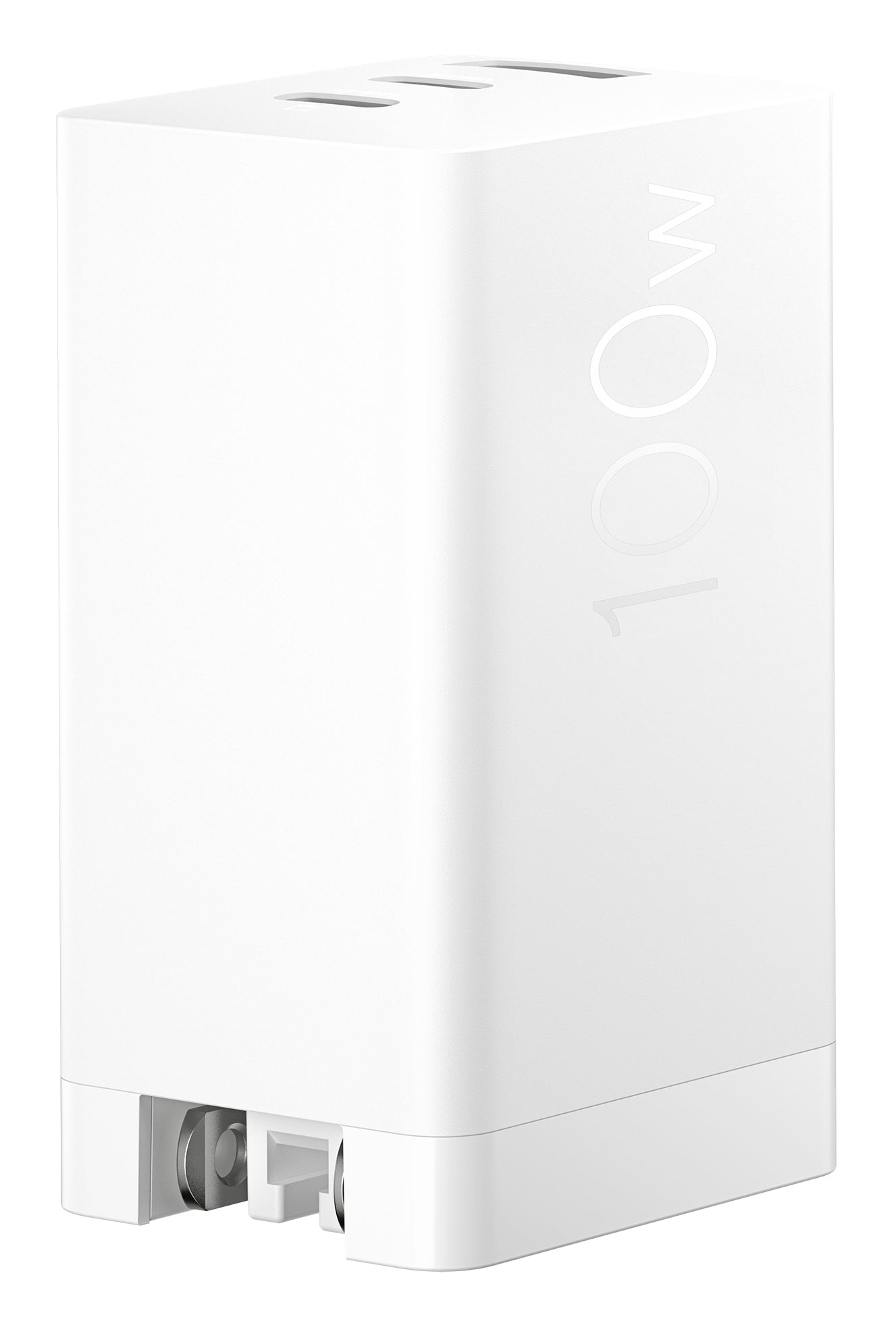 ASUS USB-Wandladegerät 100 W – PD, GaN – USB-C×2, USB-A×1 – Weiss