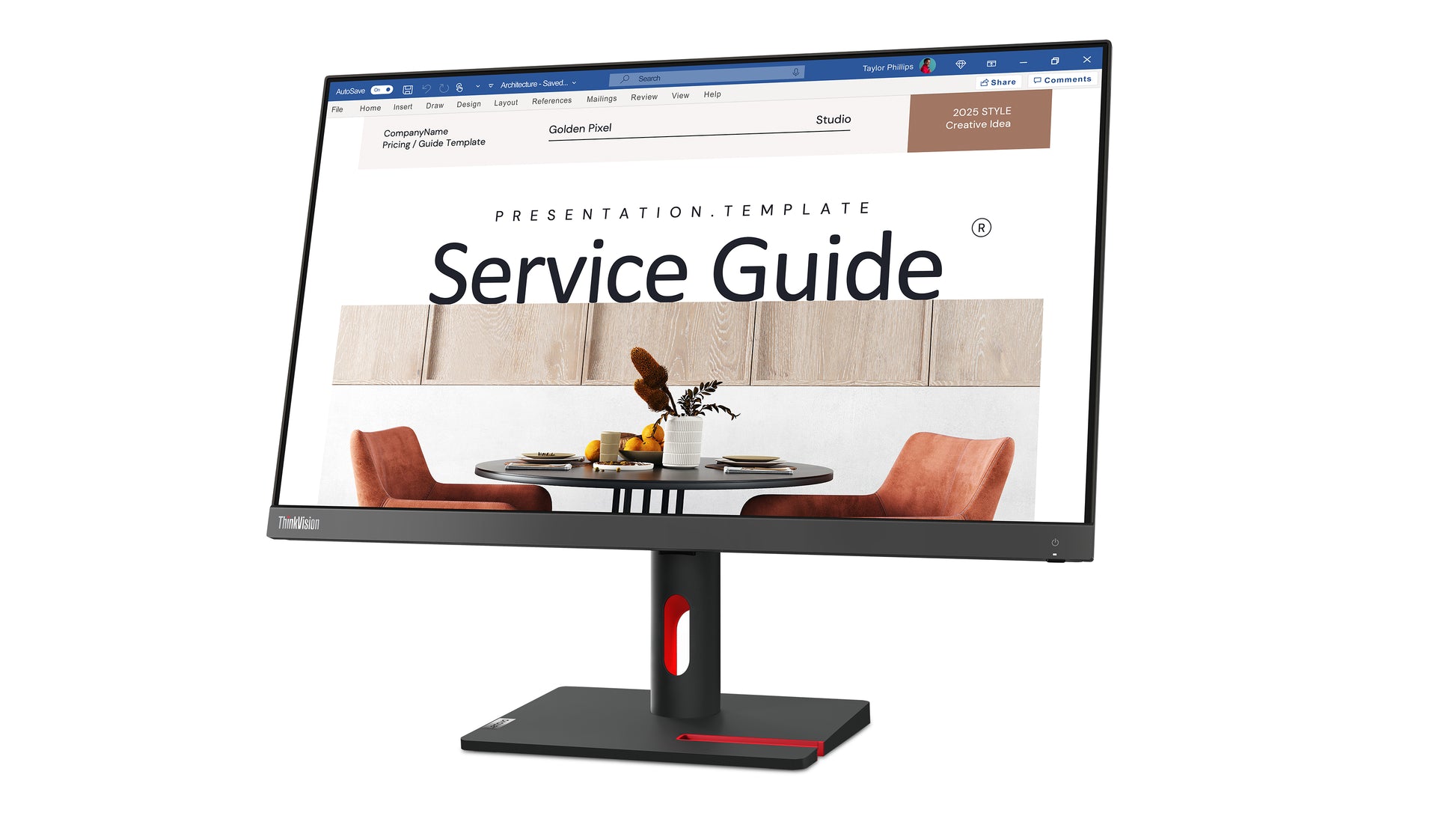 Lenovo ThinkVision S24I-30 – Monitor, 23,8" 1920 × 1080 (Full HD)
