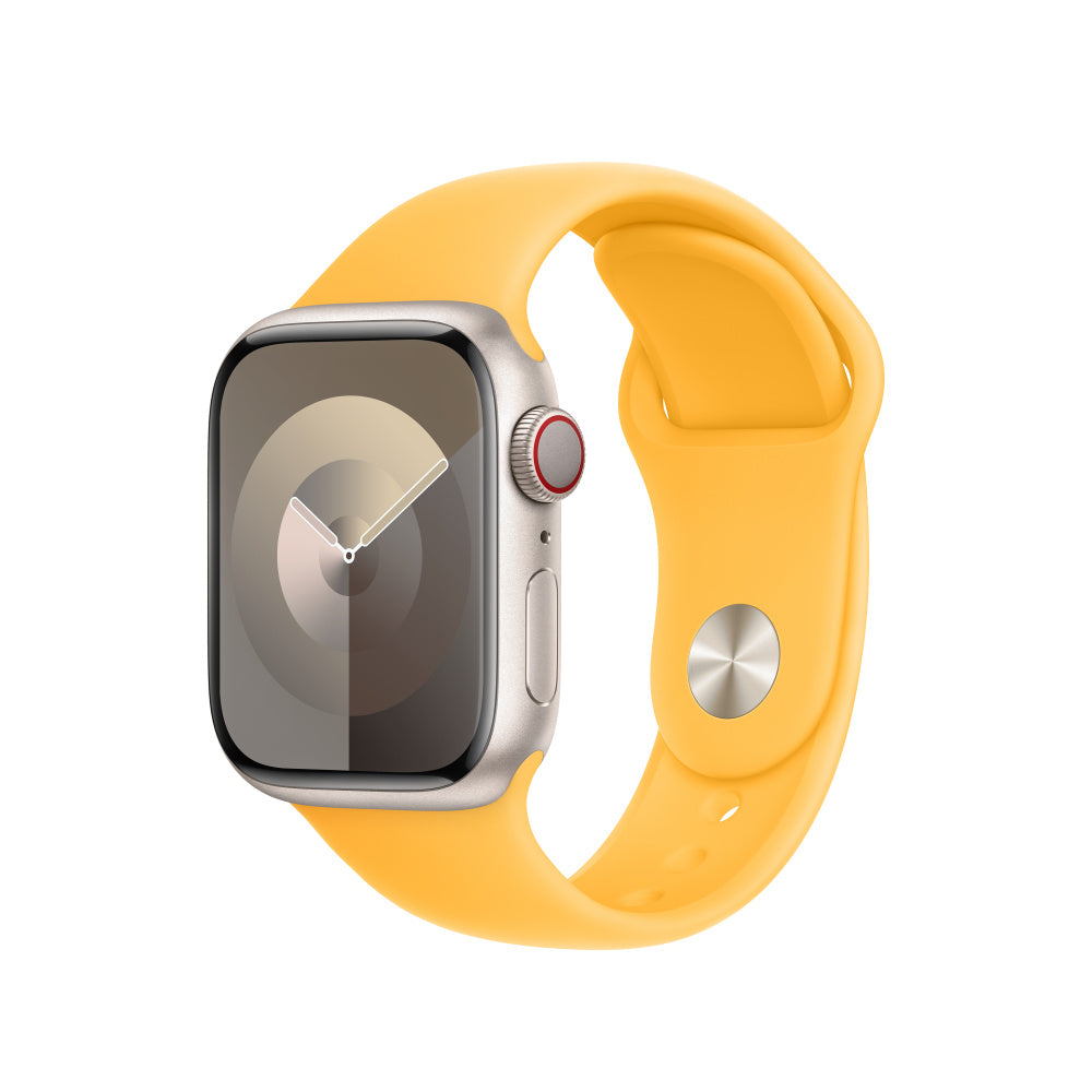 Apple Sport Band – Armband – für Apple Watch (38/40/41 mm) – Sunshine, S/M, aus recyceltem Material