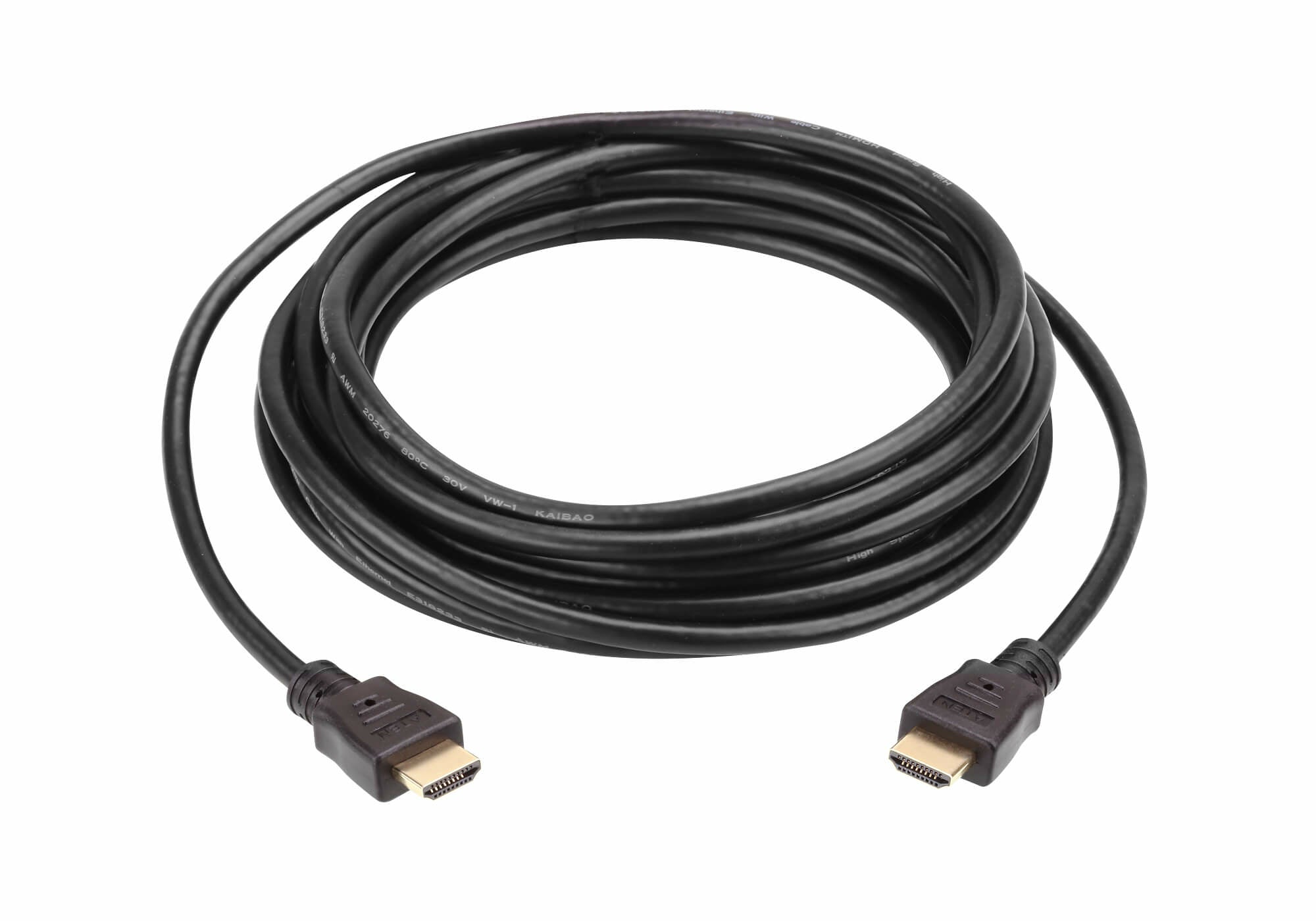ATEN HDMI-Kabel, HDMI/HDMI, Schwarz, 1 Stück