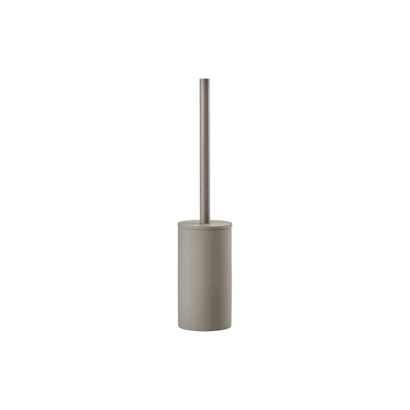 Zone Denmark WC-Bürstenset – Keramik, Stahl, Taupe, H 44,8 cm, Ø 8,4 cm