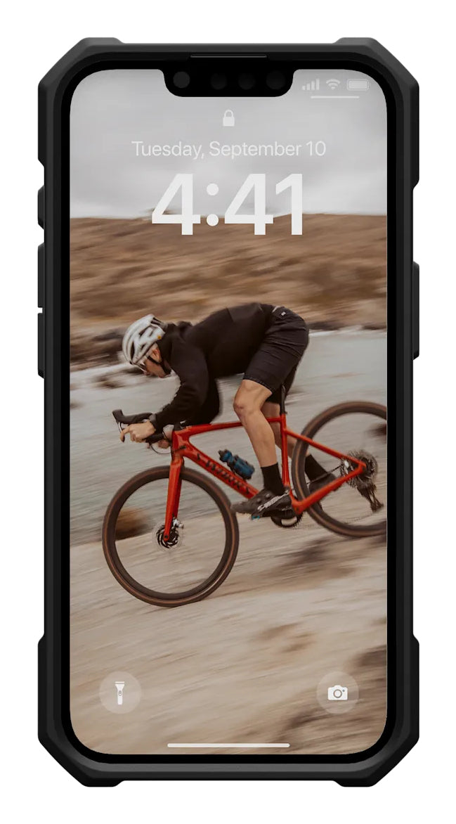 Urban Armor Gear UAG Essential Armor MS Rückcover – für Apple iPhone 16e, MagSafe, Kunststoff, schwarz, bis 4,6 m sturzsicher