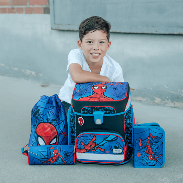 Scooli Schulrucksack-Set 5-teilig, Spider-Man, 18 l, 33×36,5×29 cm