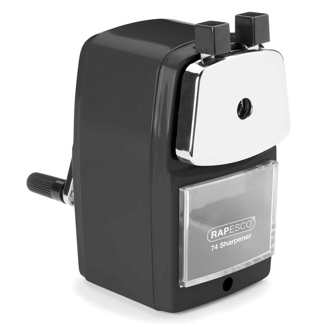 Rapesco 74 Spitzmaschine – Metall – Schwarz/Silber