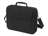 DICOTA Eco Multi BASE Notebook-Tasche bis 15,6" – Aus recyceltem PET, abnehmbarer Schultergurt – Schwarz