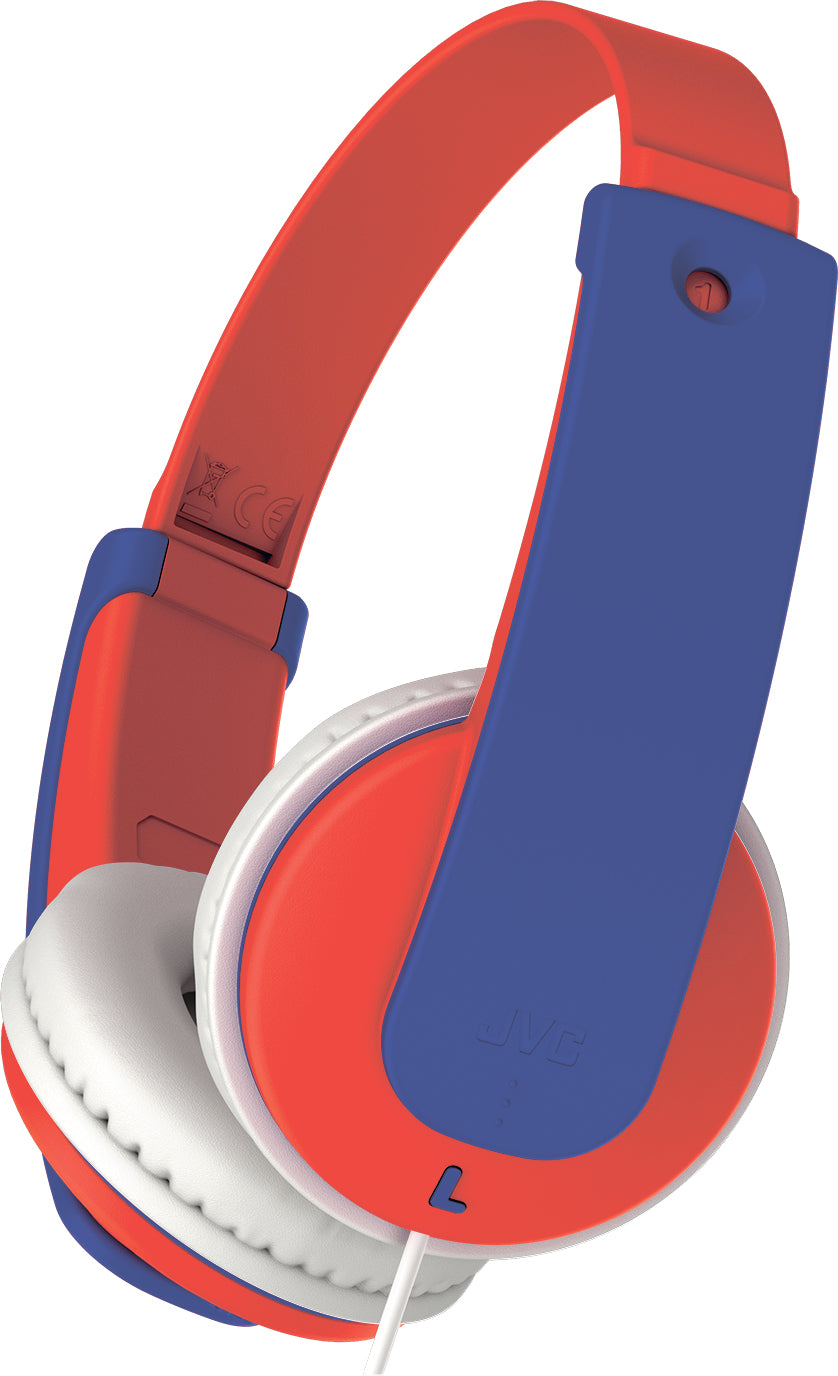 JVC HA-KD7-RN – On-Ear Kopfhörer – 3,5 mm Klinke, Lautstärkebegrenzung – Rot