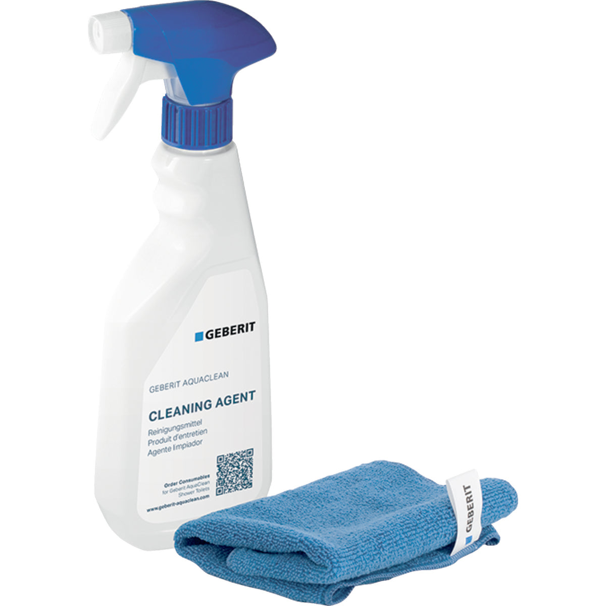 Geberit AquaClean WC-Reiniger/WC-Entkalker für WC – Flüssigkeit, Spray – 500 ml