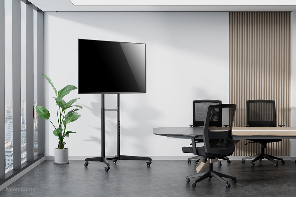 Neomounts FL50-540BL1 – Trolley, höhenverstellbar, für 37–70", VESA 100×100–600×400, bis 50 kg, schwarz