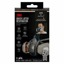 3M Halbmaske 6502QLKIT-1 Grau