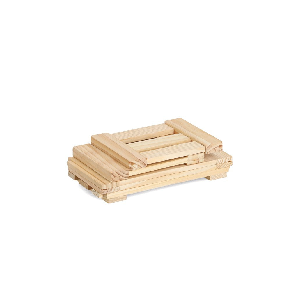 Zeller Present 13360 Aufbewahrungsbox (ohne Deckel) – Holz – Braun – mit Griff – 196 × 150 × 295 mm