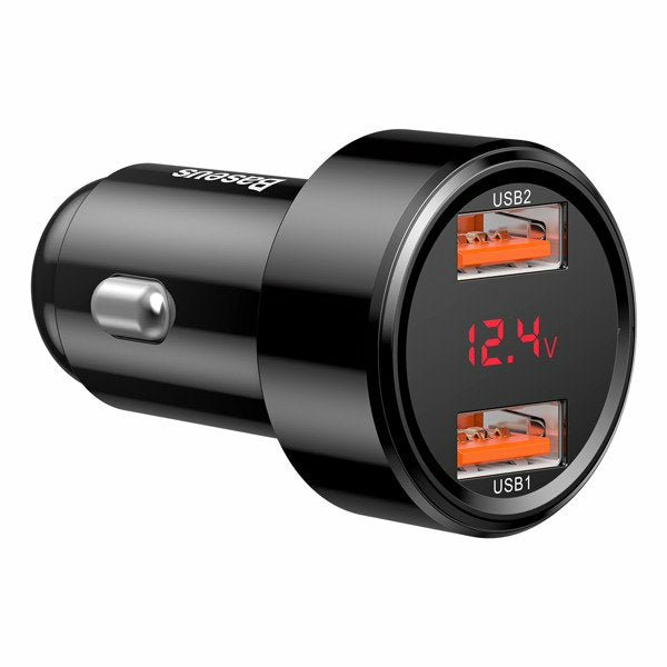 Baseus KFZ-Ladegerät – 45 W, 2× USB-A – für Zigarettenanzünder (12–24 V)