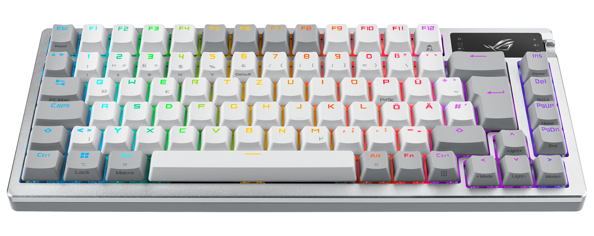 ASUS ROG Azoth – Gaming-Tastatur 75% – Mechanisch, RGB – Bluetooth & 2,4 GHz (USB-A Empfänger)
