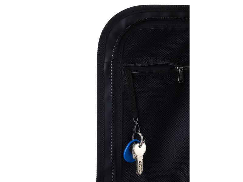 KOOR Sporttasche Sooma – 70 l, aus rPET, schwarz, 38,5 × 38,5 × 73 cm
