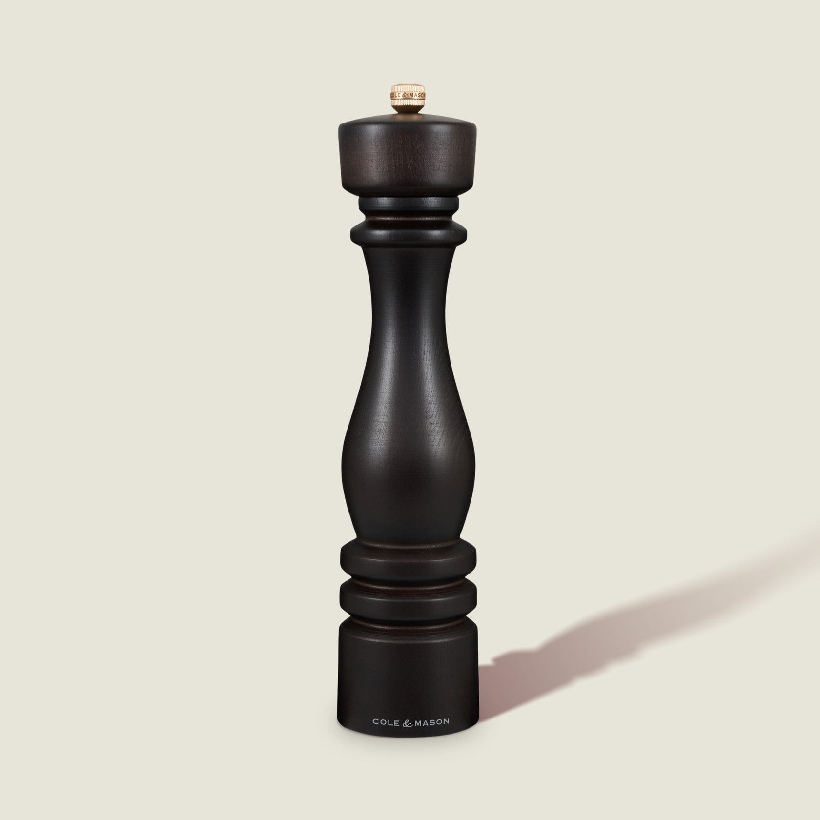 Cole & Mason London SM – Salz-/Pfeffermühle 30 cm, Holz (Buche), Dunkelbraun