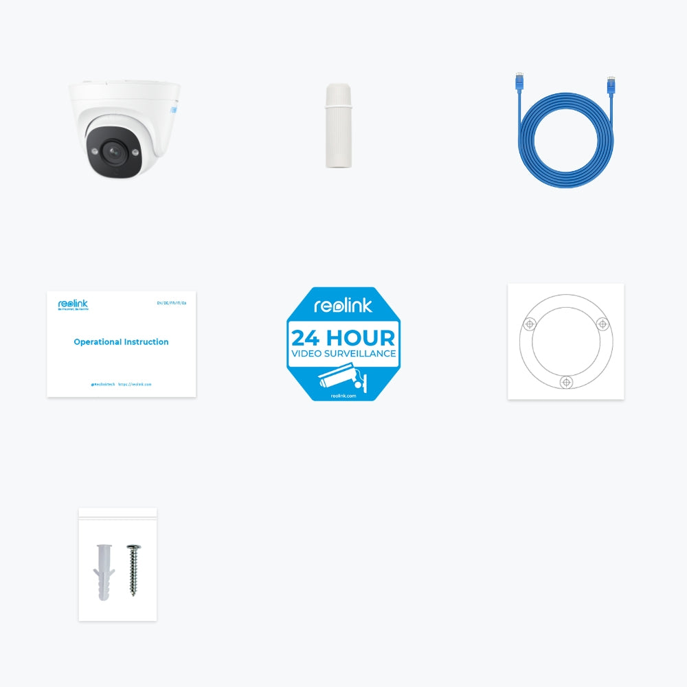 Reolink P324 Turret – 5MP – 2,8 mm – PoE – IP66