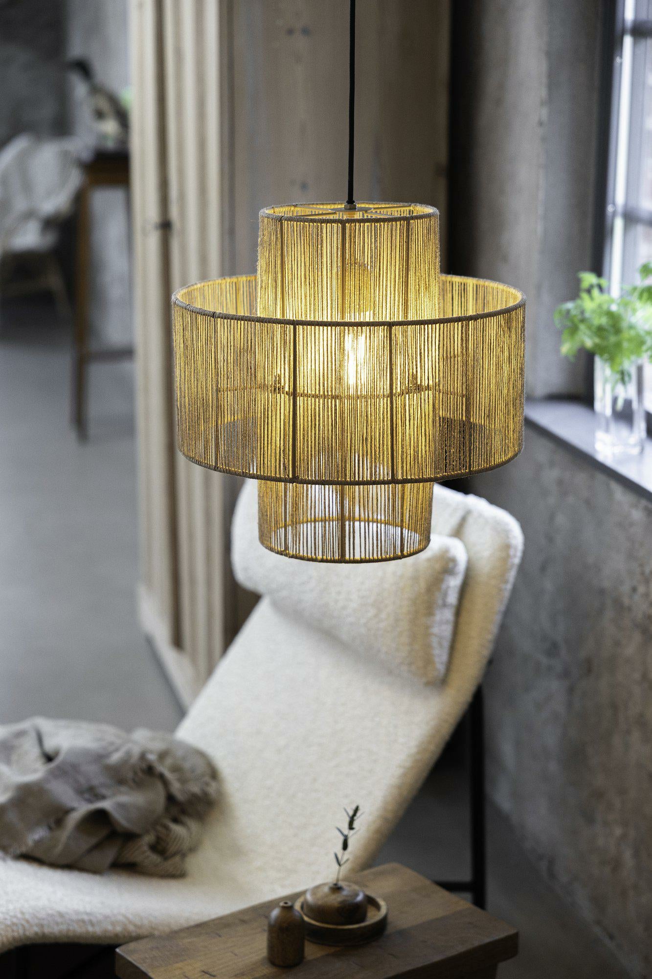 Markslöjd Pendelleuchte Soga – Ø 40 × 41 cm, 40 W, Neutralweiss, Beige, E27