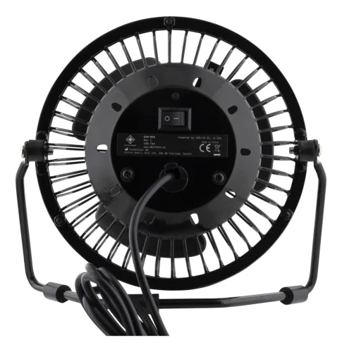 Deltaco Gaming USB-Tischventilator GAM-054 – 1 Stufe, Schwarz
