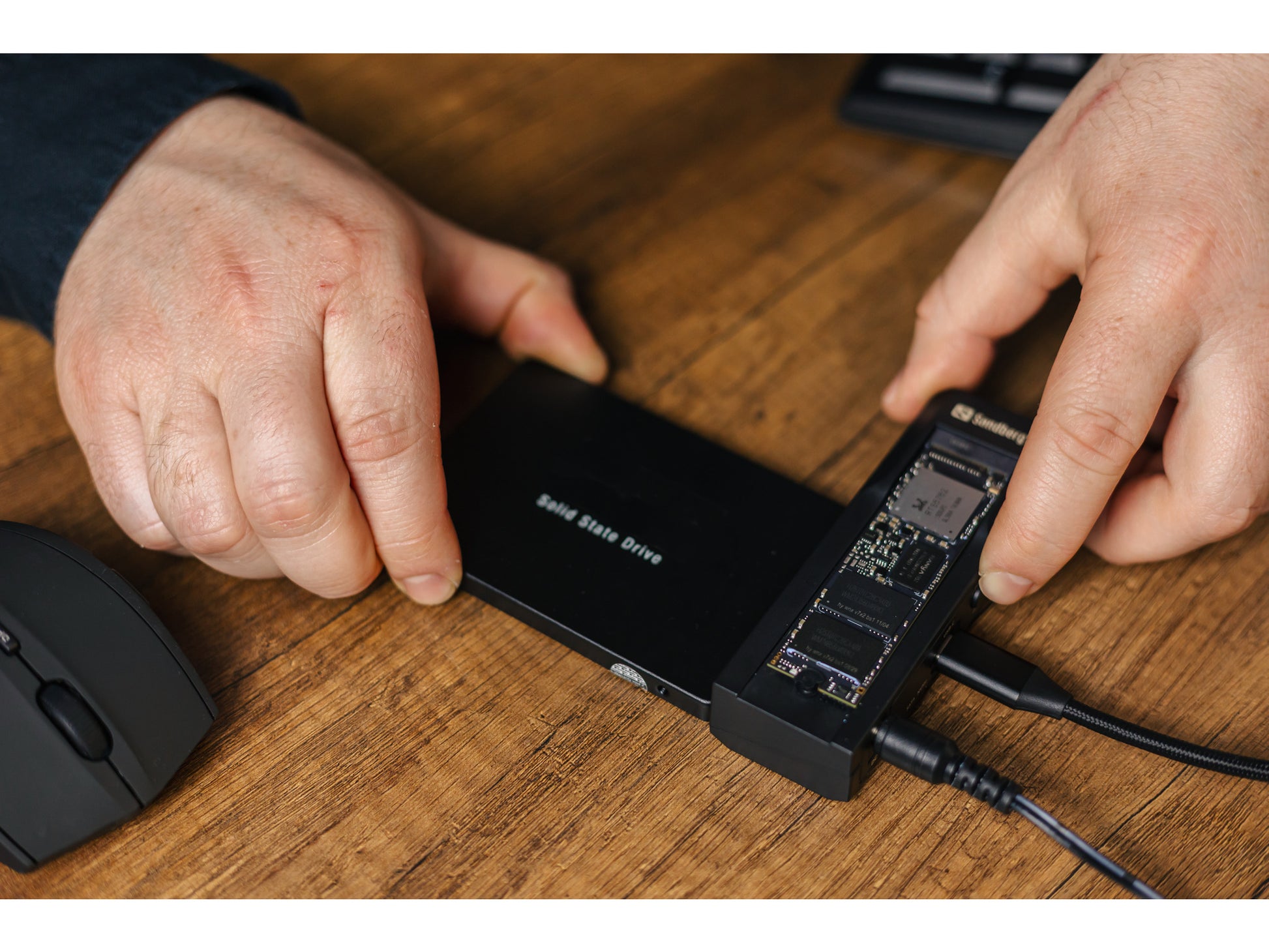 Sandberg Cloner Geräte-Dock – USB-C, 10 Gbit/s, für Windows/Mac/Linux