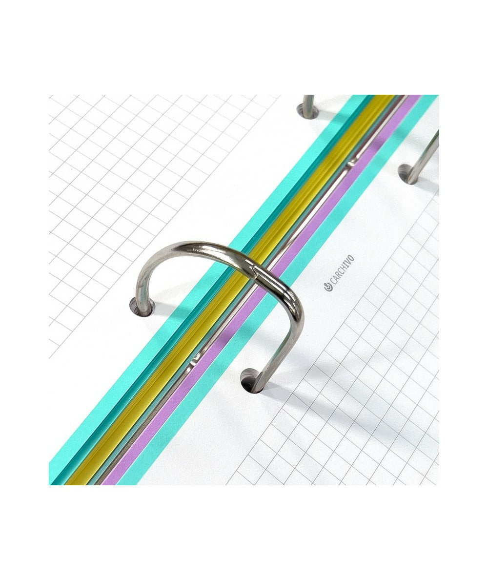 Carchivo Notizbuch-Einlagen A4, 5 mm kariert, 4-fach gelocht, 90 g/m², für Carpeblock 360 – 100 Blatt