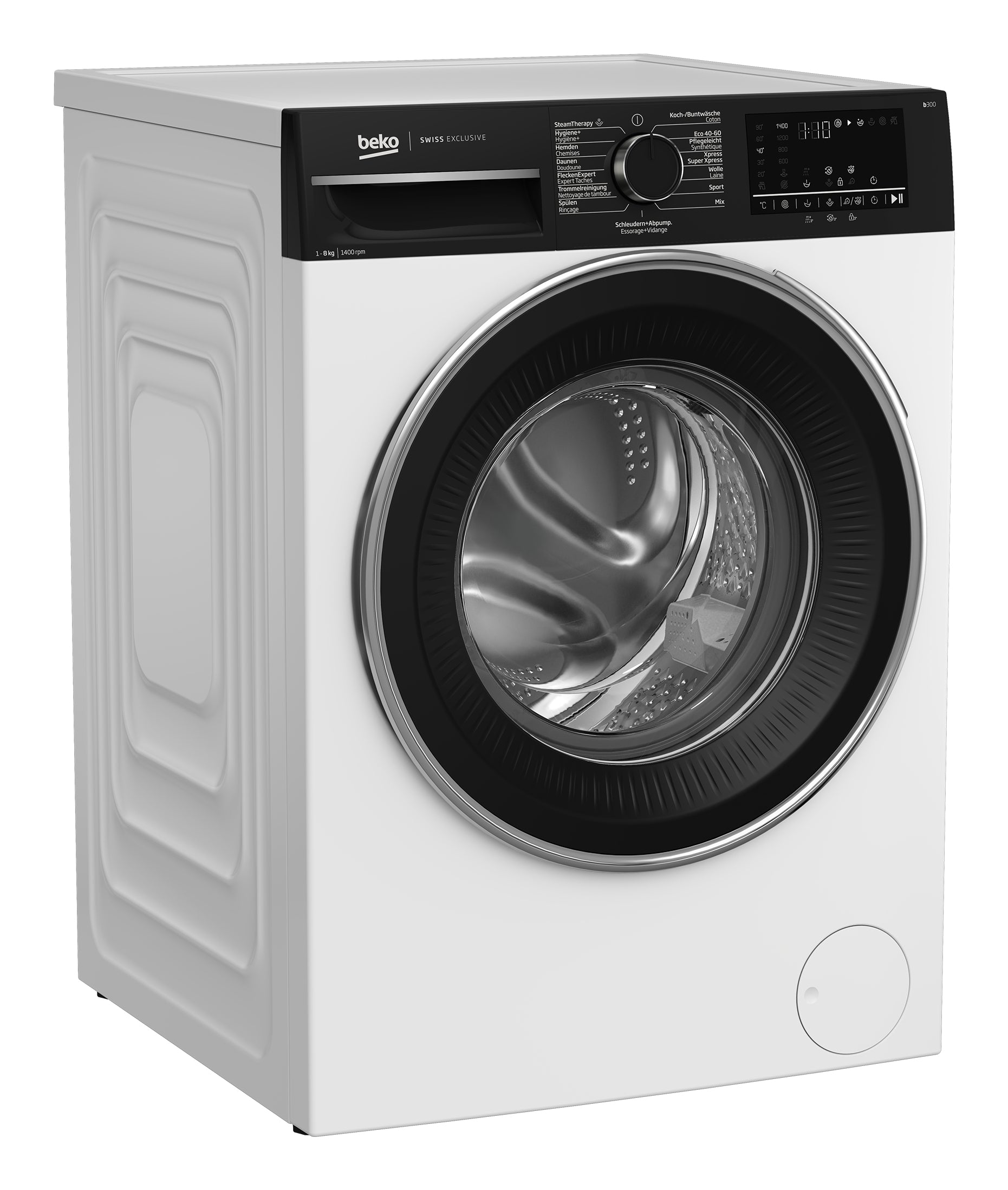 Beko Waschmaschine WM350 – 9 kg, 1400 U/min, Invertermotor, Energieklasse A – weiss