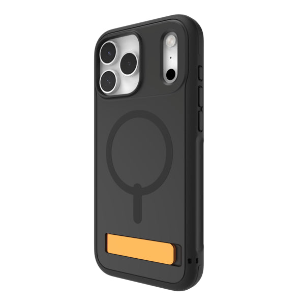 ZAGG Sedona Snap Backcover – für Apple iPhone 17 Pro Max, mit Ständer, Graphen, Schwarz, bis 4 m Sturzsicher