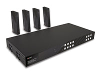 Lindy HDMI-Matrix 4×4, 4K60, HDBaseT über Cat-6, bis 150 m