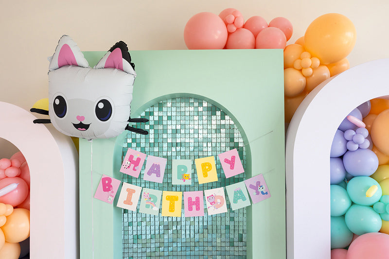 PartyDeco Folienballon Panda – mehrfarbig – 45 × 57 cm – 1 Stk