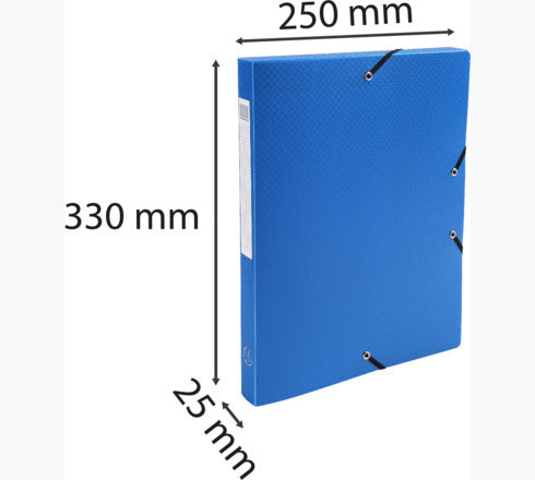 Exacompta Stehsammler – für A4, Rücken 25 mm, blau, PP, 1 Stück
