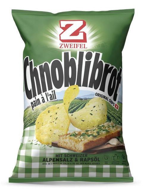 Zweifel Chips – Knoblauchbrot, glutenfrei – 175 g