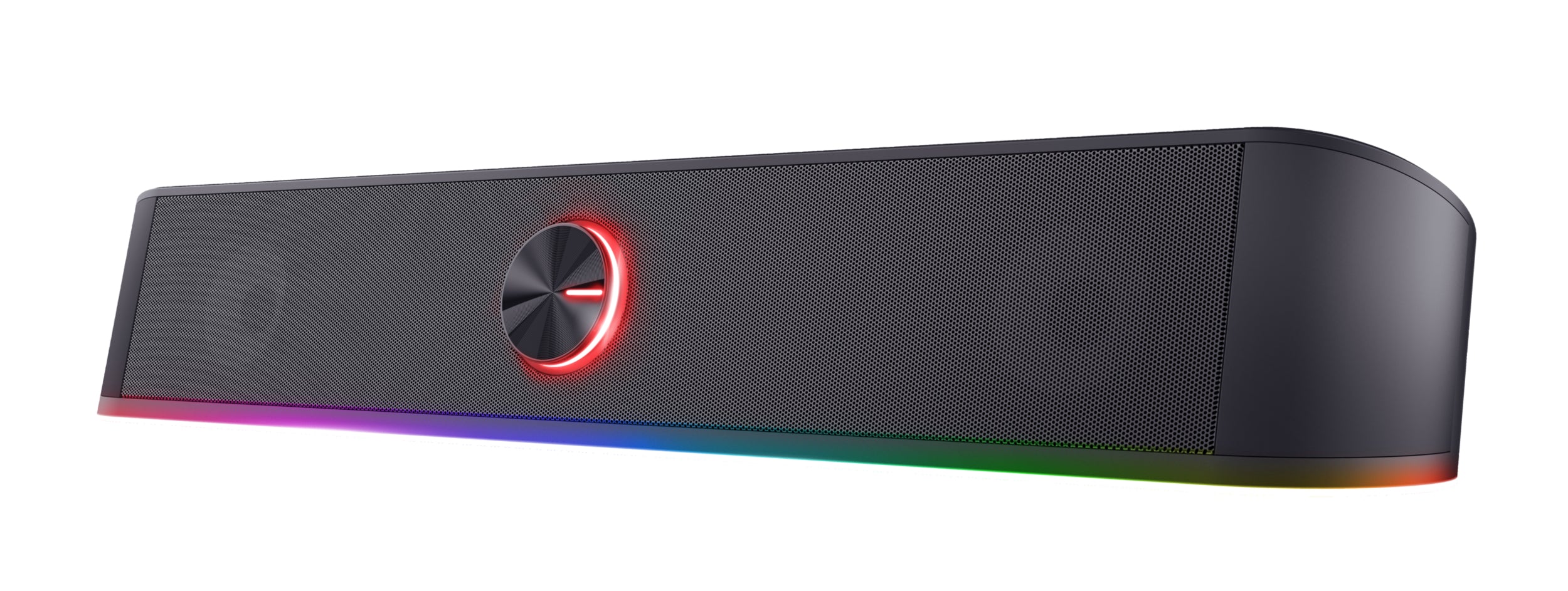 Trust GXT 619 Thorne – Soundbar, ohne Subwoofer – 2.0, 6 W, USB, 3,5 mm Klinke, LED-Beleuchtung, Schwarz