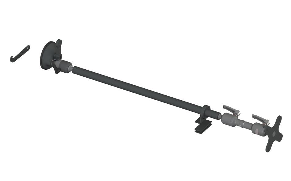 Gamber-Johnson 7170-0942-01 – VESA-Adapterplatte – VESA 75×75 mm – Schwarz – für Auto