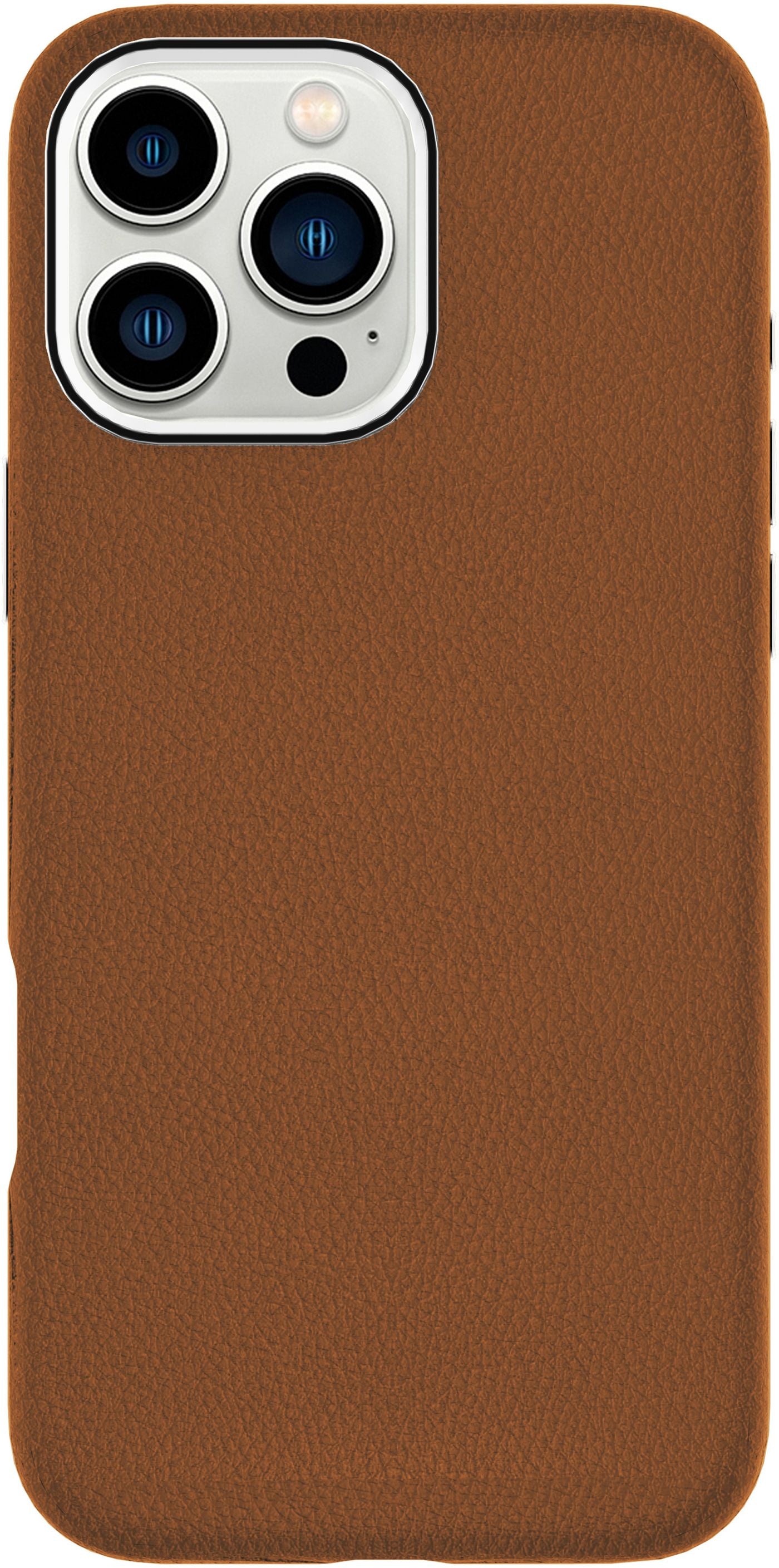 eSTUFF INFINITE Venice Backcover – für Apple iPhone 16, MagSafe, Leder, Braun