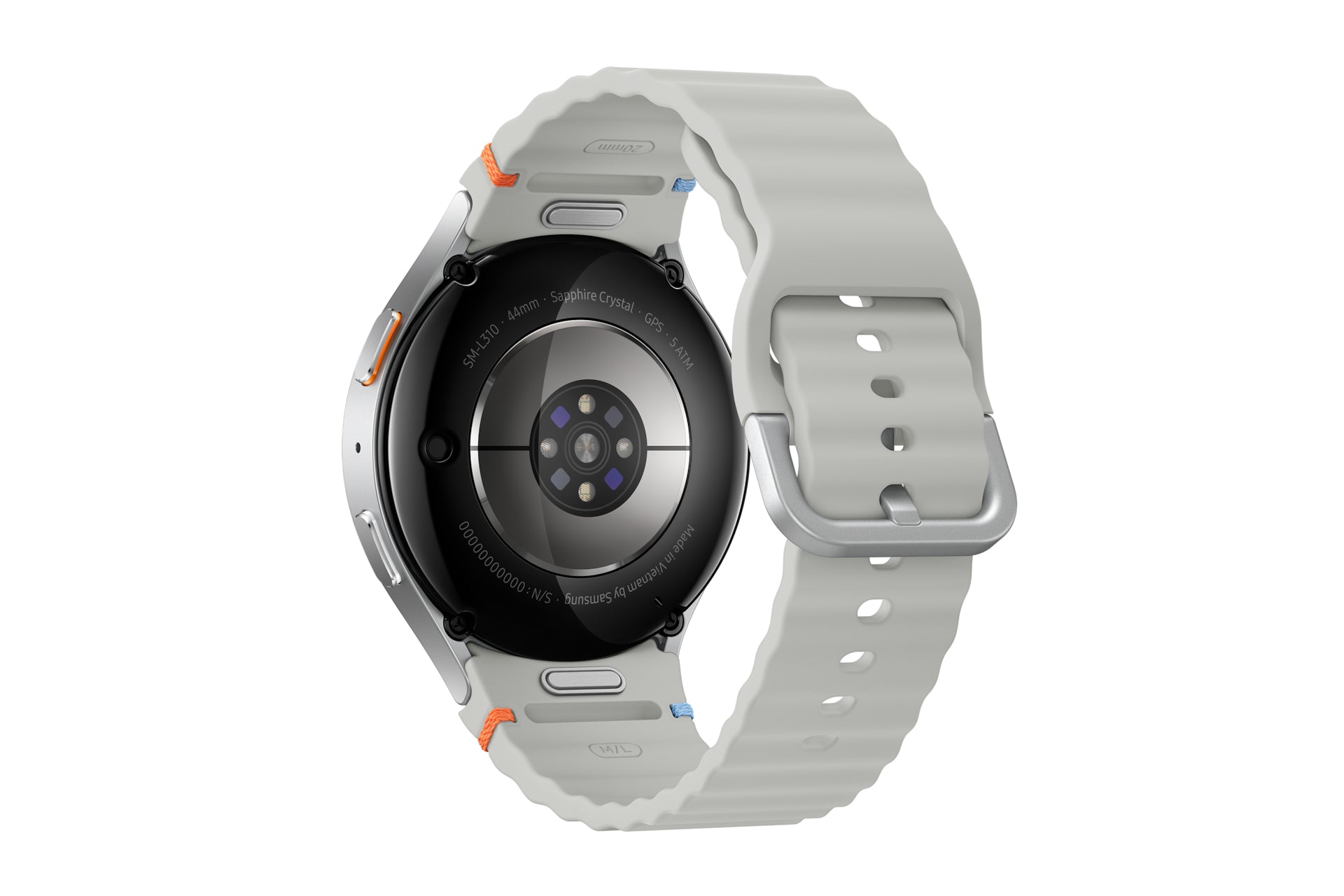 Samsung Galaxy Watch7 – Smartwatch – 44 mm, 1,47", GPS, Bluetooth, AMOLED, Saphirglas, IP68, 5 ATM, Silber