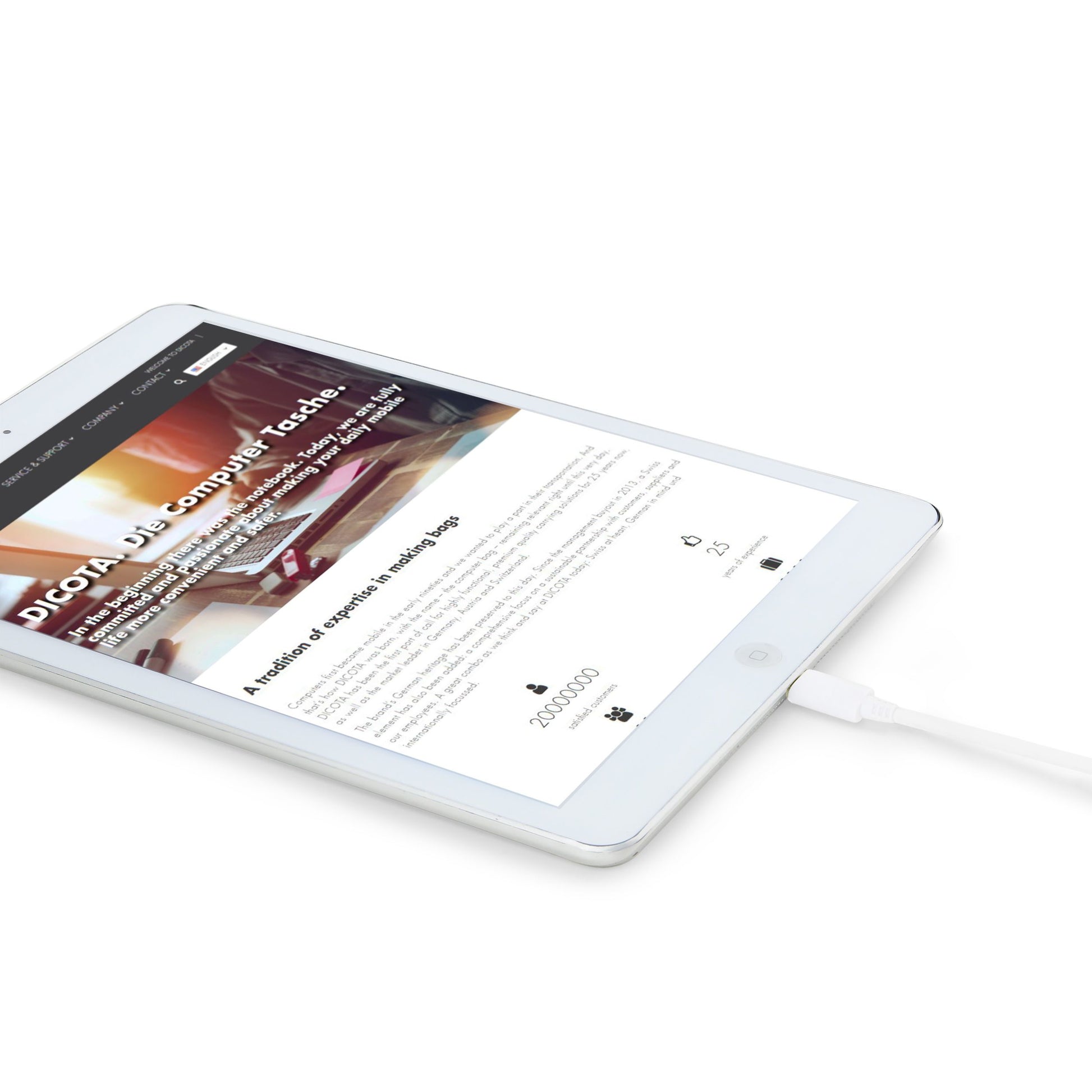 DICOTA COMFORT Travel Netzteil – 45 W, 1× USB-C – für Tablets
