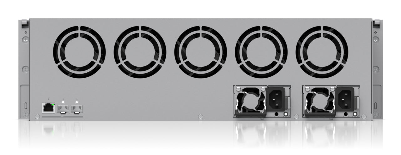 Ubiquiti ENVR Netzwerk-Video-Recorder – 16 HDD-Einschübe (2,5"/3,5"), für bis zu 70 4K- oder 210 1080p-Kameras