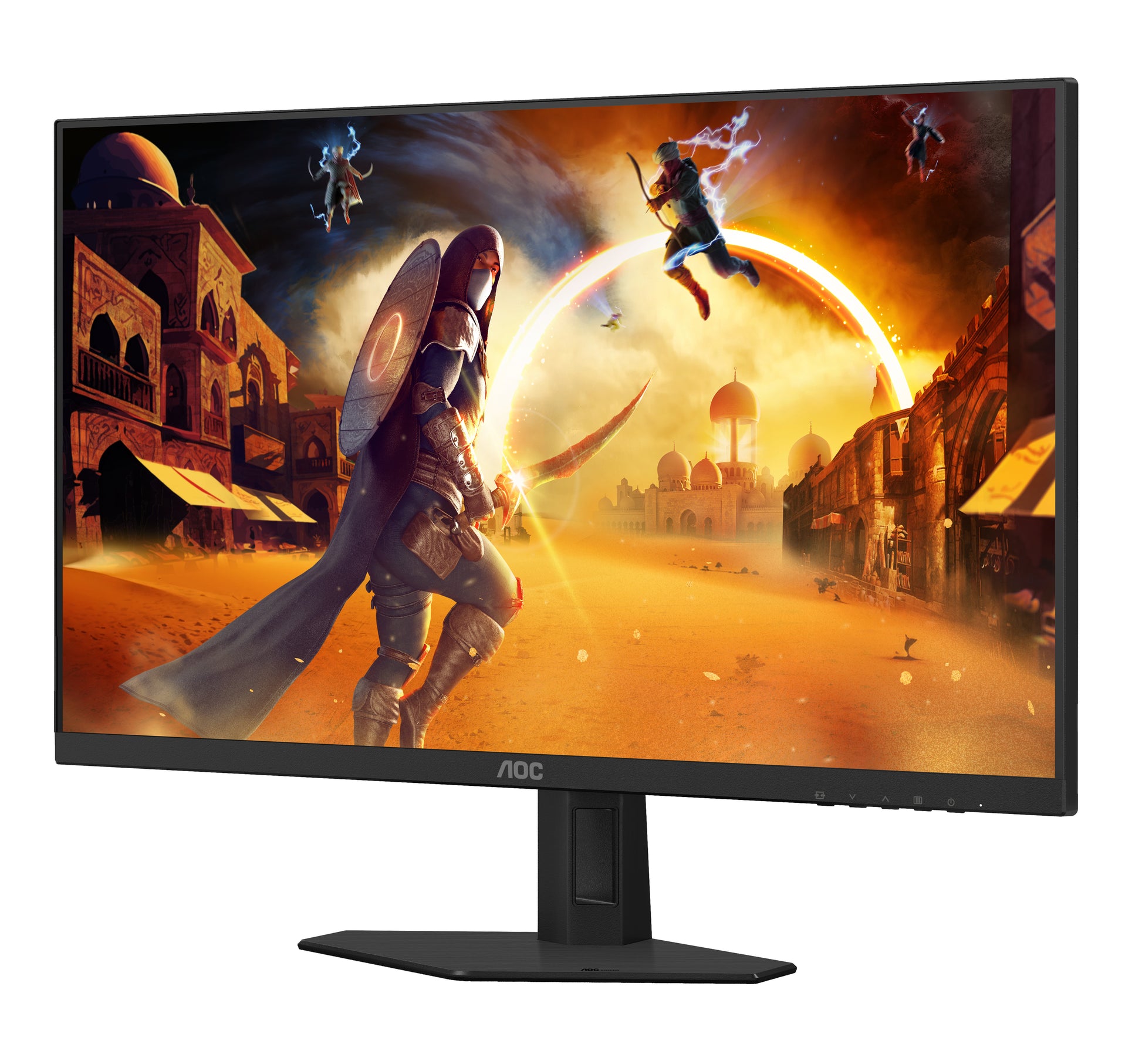 AOC 25G4SRE – Monitor, 24,5" 1920 × 1080 (Full HD), IPS, 310 Hz, G-Sync, Integrierte Lautsprecher, Rot