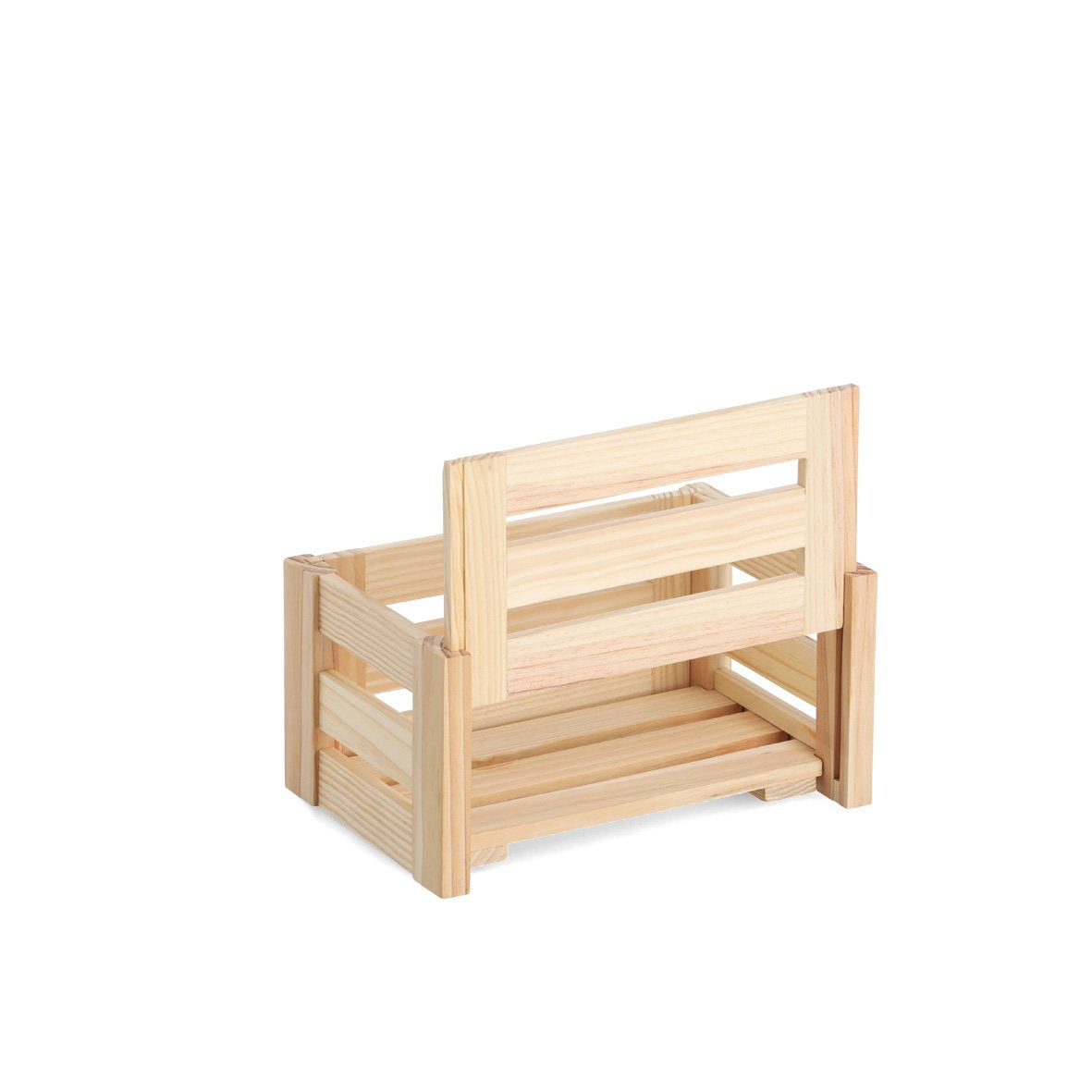 Zeller Present 13360 Aufbewahrungsbox (ohne Deckel) – Holz – Braun – mit Griff – 196 × 150 × 295 mm
