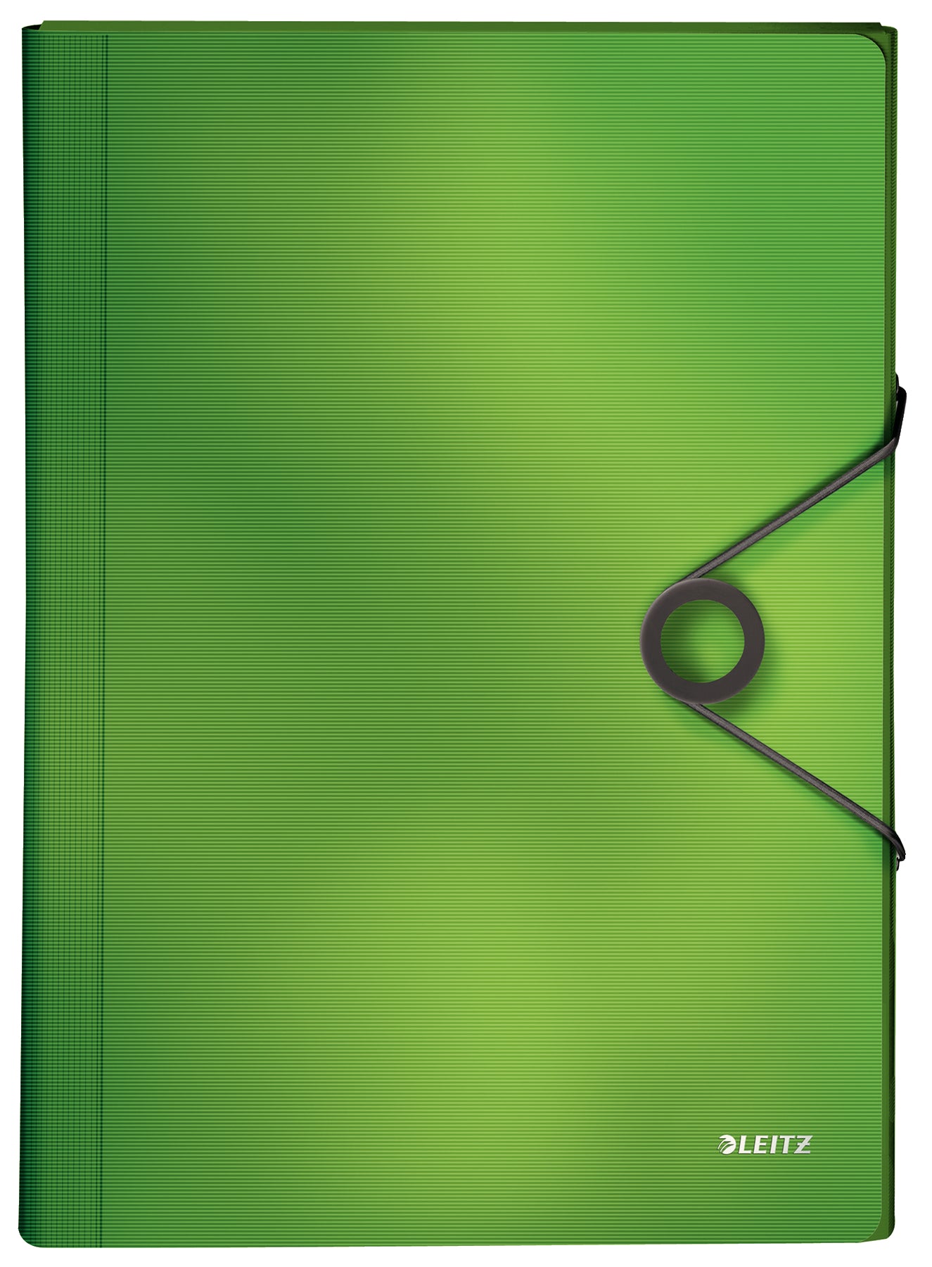 Leitz Fächermappe A4 – 6 Fächer, Gummiband, Polypropylen (PP), Grün, bis 250 Blatt
