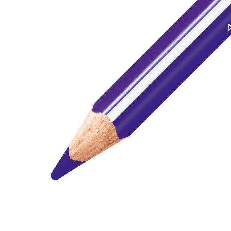 STABILO Buntstifte Trio – Jumbo, Dreikant, Minen-Ø 4,2 mm, Einzelstift Blau & Violett