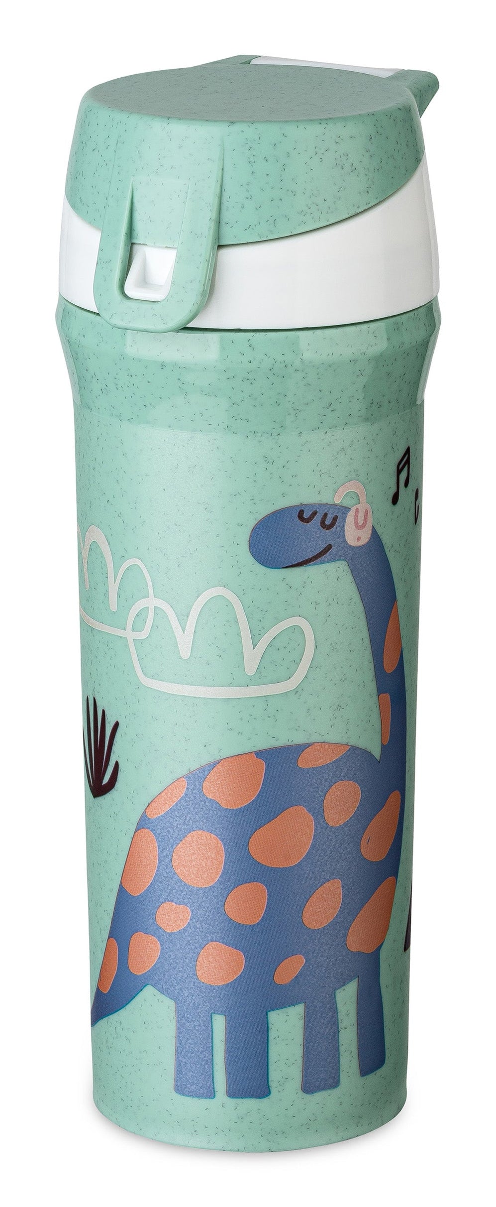 Koziol REX Kindertrinkflasche 500 ml – Biozirkulärer Kunststoff, Grün