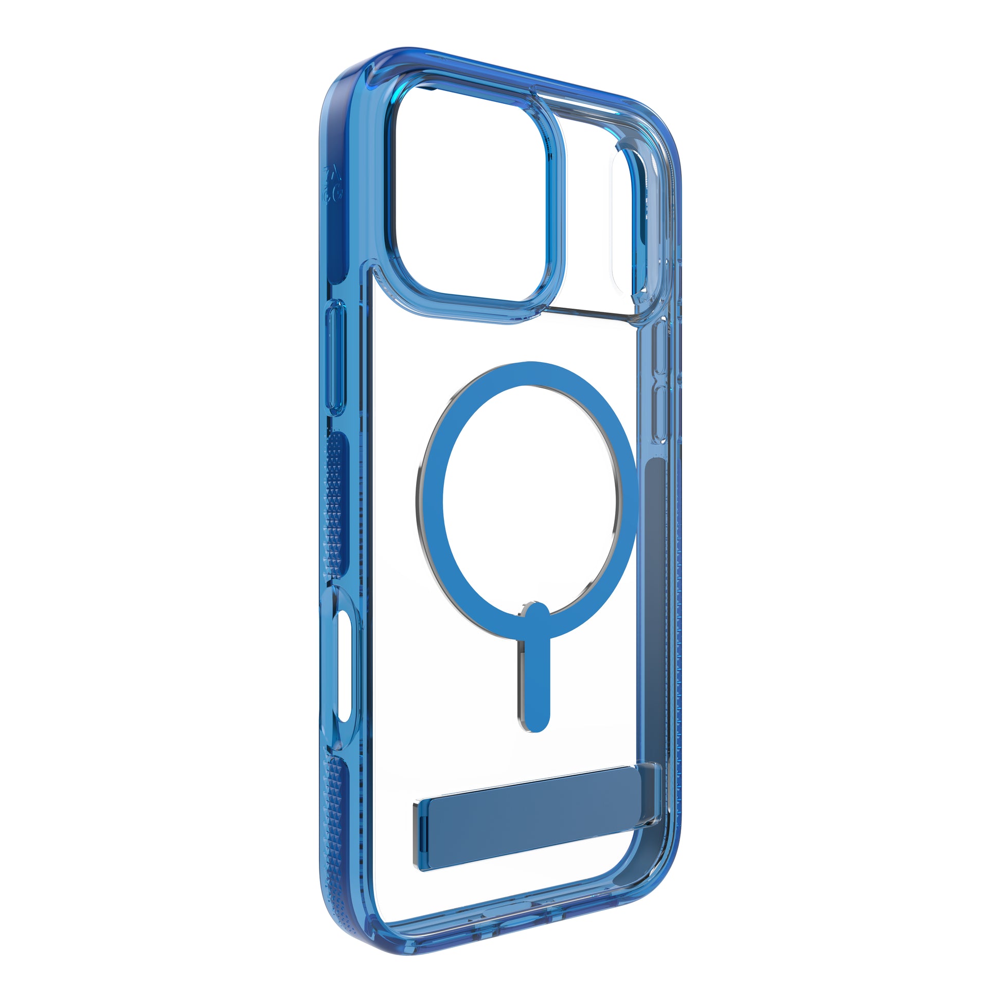ZAGG Santa Cruz Snap Backcover – für Apple iPhone 17 Pro Max, Graphen, Blau/Transparent, bis 4 m sturzsicher