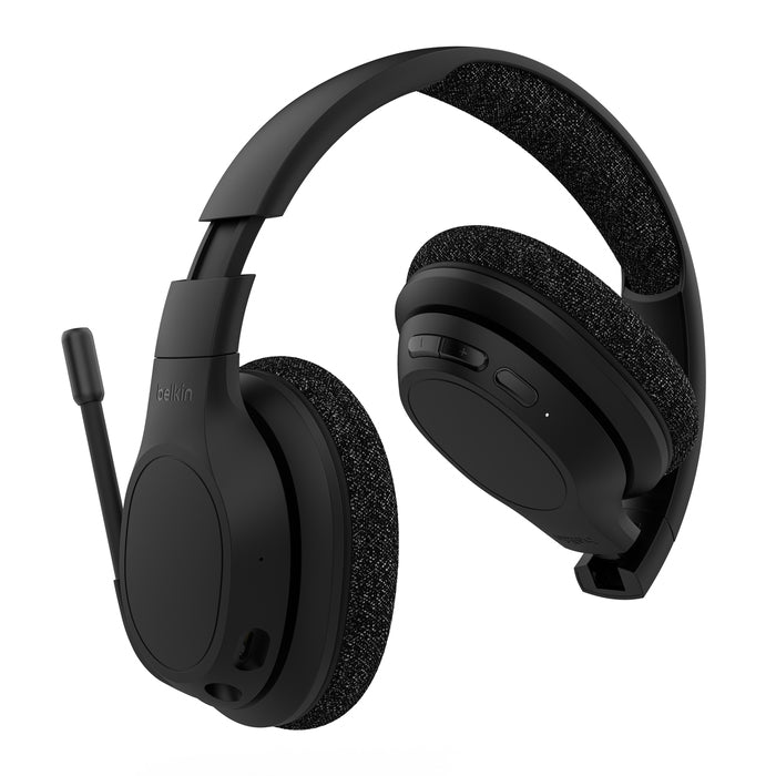 Belkin SoundForm Adapt – On-Ear Bluetooth Kopfhörer – mit USB-C-Kabel – schwarz