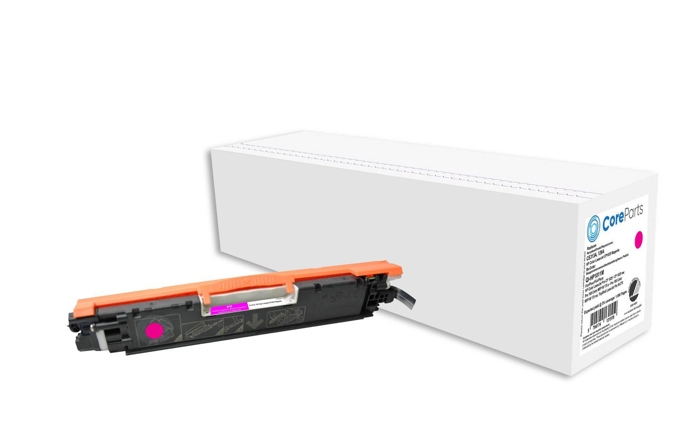 CoreParts 126A (CE313A) Magenta Toner – Kompatibel – 1'000 Seiten – für HP LaserJet Pro 100/M175a/M175nw