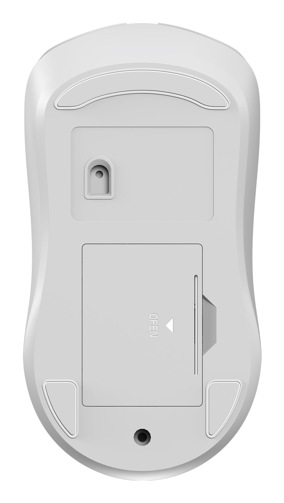 Sandberg 331-05 Wireless Mouse Saver – Maus – Kabellos (2,4 GHz), 1600 DPI, beidhändig, Weiss