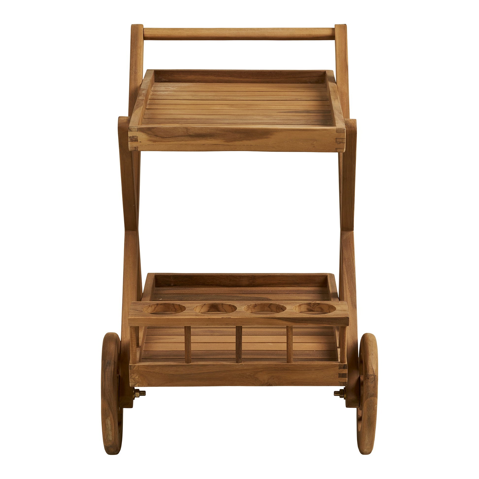 House Nordic Trolley Pasaku – Nature – Teak – 86 × 50 × 81 cm