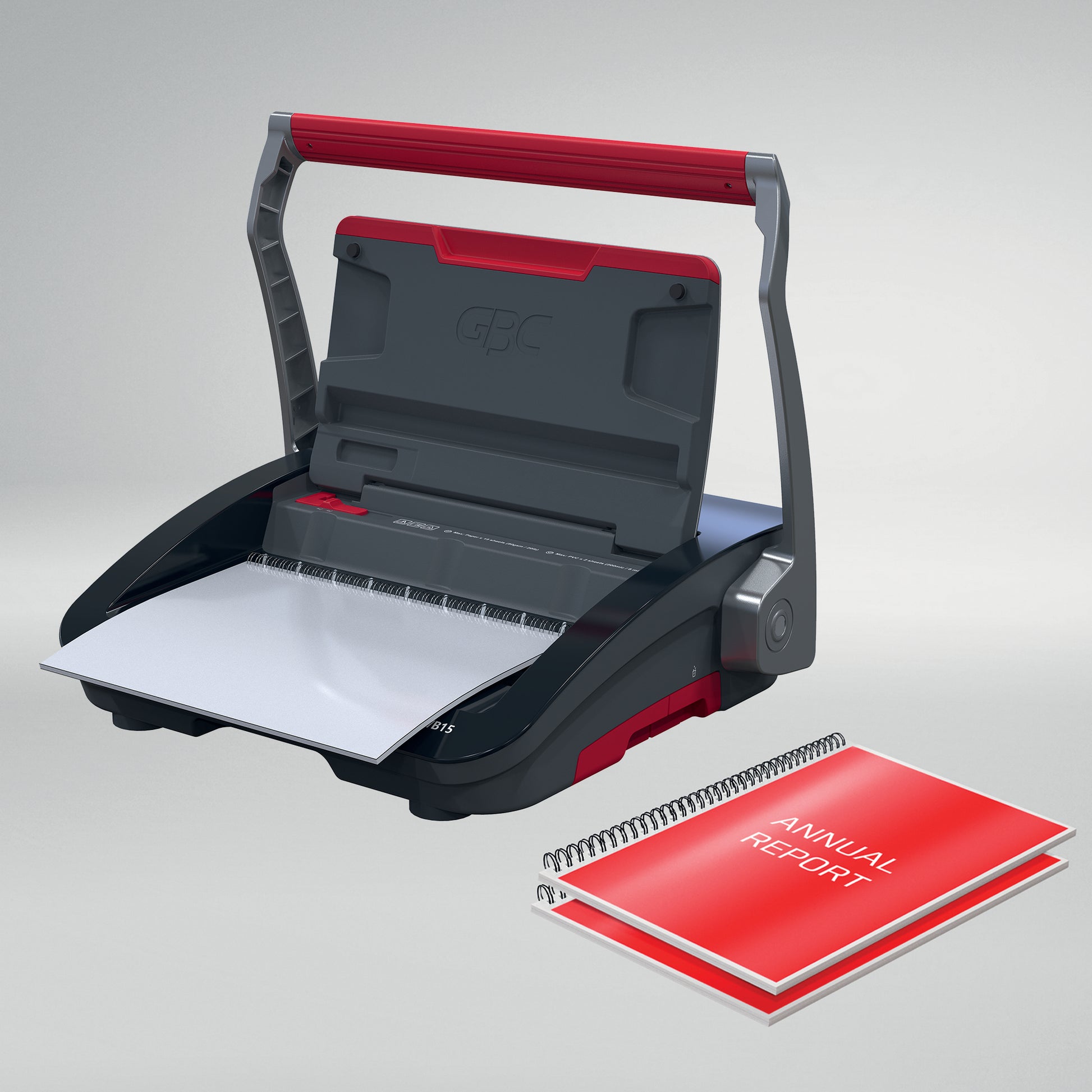 GBC WireBind WB15 Bindegerät – Drahtbindung, für 34 Löcher, A4, 15 Blatt