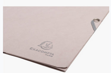 Exacompta Gummibandmappe Skandi A4 – 3 Klappen, Karton, mehrfarbig, bis 250 Blatt, 4 Stk.